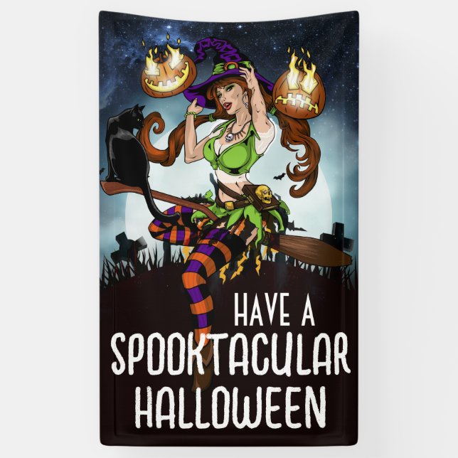 Lona Tener una Halloween Spooktacular (Vertical)