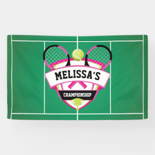 Lona Tenis party backdrop