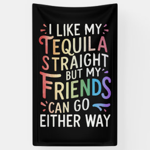 Lona Tequila Amigos Heteros Van De Cualquiera De Las Do