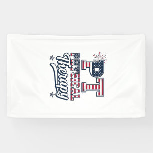 Lona Terapia Física Patriótica Diseño de Camiseta Vinta