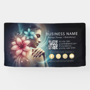 Lona Terapia Masajista Manos Curadoras Energía Spa Well