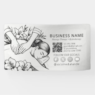 Lona Terapia Masajista Manos Curadoras Energía Spa Well