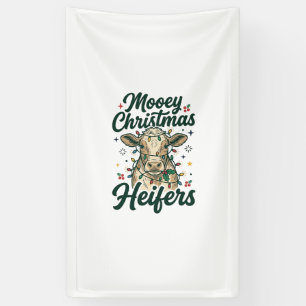 Lona Terneras Navideñas Divertidas Diseño Navideño de V