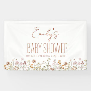 Lona Terracotta Wildflower Boho Baby Shower