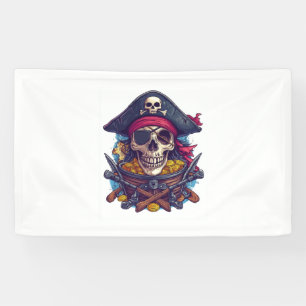 Lona Tesoro pirata de cráneo