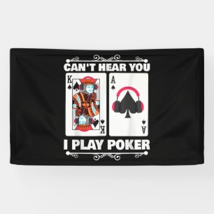 Lona Texas Holdem Poker no puede oírte jugar al póquer