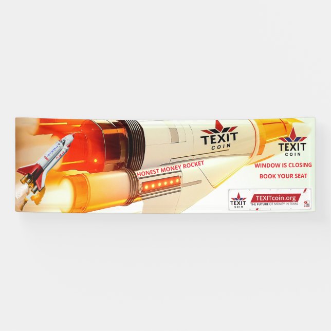 Lona TexitCoin Honest Money Rocket Vinyl (Horizontal)