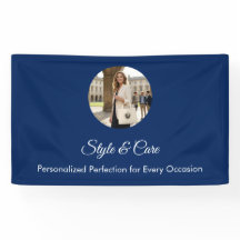 Texto de imagen personalizada profesional en azul