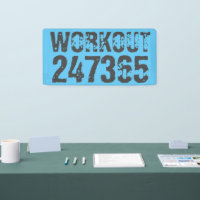 Texto desgastado y raspado Workout 247365 azul