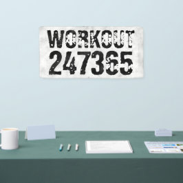 Lona Texto escrito y raspado Workout 247365 rústico