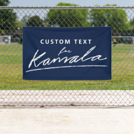 Lona Texto personalizado para Kamala