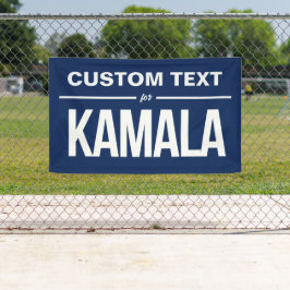 Lona Texto personalizado para Kamala