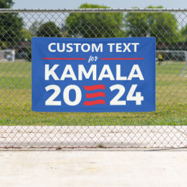 Lona Texto personalizado para Kamala 2024