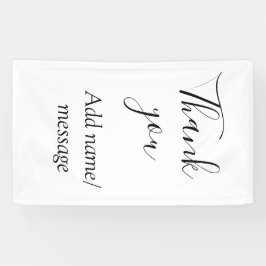 Lona Thank you add name message simple stylish calligra