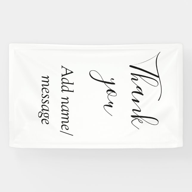 Lona Thank you add name message simple stylish calligra (Horizontal)