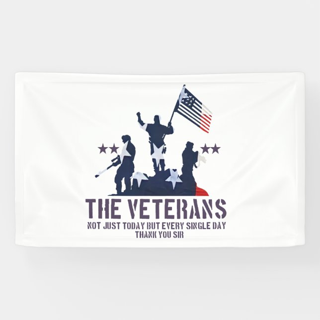 Lona Thank You For Your Service Veterans, Veterans Day (Horizontal)