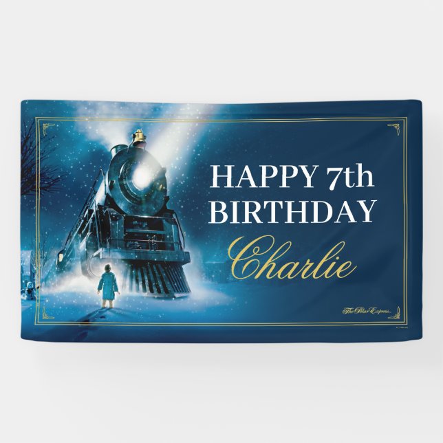 Lona The Polar Express Pajama Slumber Party Banner (Horizontal)