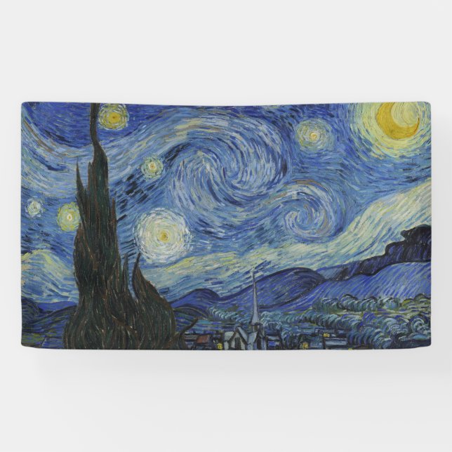 Lona The Starry Night (Vincent van Gogh) (Famous Art) (Horizontal)
