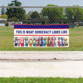 Lona This is What Democracy Looks Like Protest