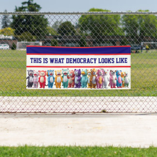 Lona This is What Democracy Looks Like Protest