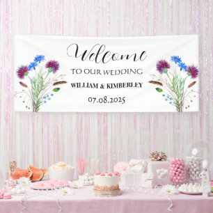 Lona Thistle Scotland flora una elegante boda rústica