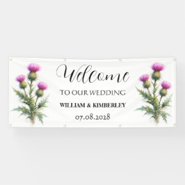 Lona Thistle Scotland Flowers Rustic Elegant Wedding