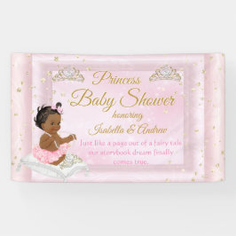 Lona Tiara para Baby Shower de Princesa Rosa Étnico