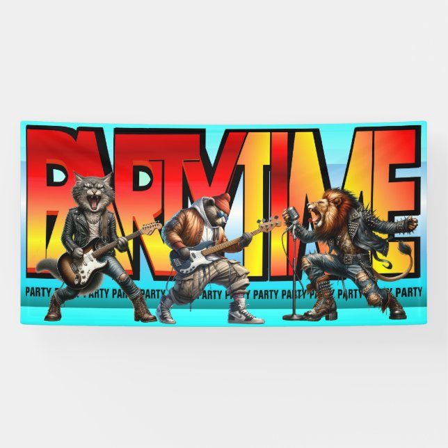 Lona Tiempo de fiesta (Horizontal)