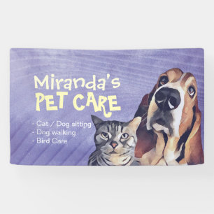Lona Tienda de citas para perros y gatos muy peri