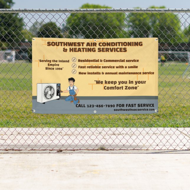 Lona Tienda de HVAC con calefacción y aire acondicionad (In situ)