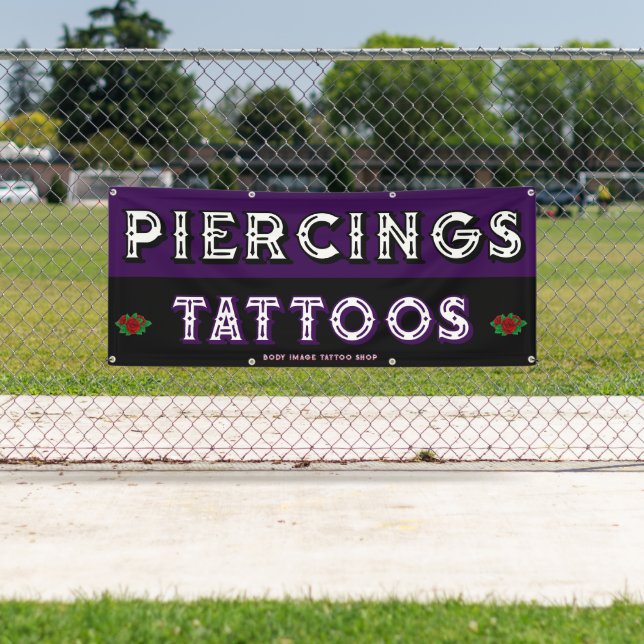Lona Tienda de tatuajes totalmente personalizable para  (In situ)