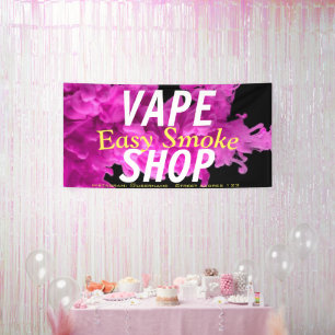 Lona Tienda de Vape de humos corolarios