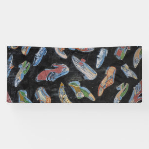 Lona tienda de zapatos antiguos