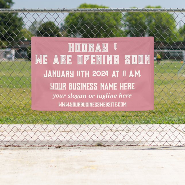 Lona Tienda o tienda de personalizados o apertura comer (In situ)