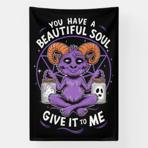 Lona Tienes un Alma Hermosa Satanico Bafomet