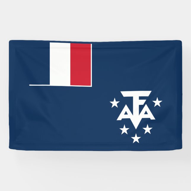 Lona Tierras Australes y Antárticas Francesas (Horizontal)