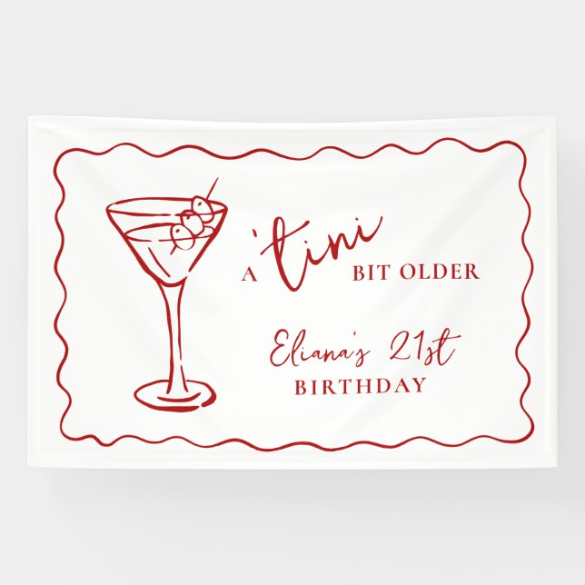 Lona Tini Bit Older Personalized Birthday Party (Horizontal)
