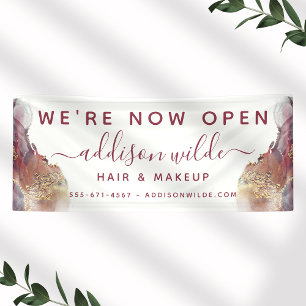 Lona Tinta De Acuarela Líquida De Arte Moderno Morado Y