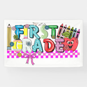 Lona Tipografía de primer grado