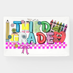 Lona Tipografía de tercer grado