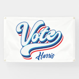 Lona Tipografía electoral de votación