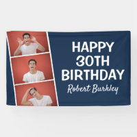 Tira de fotos moderna | Banner de cumpleaños