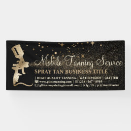 Lona Tirador de bronce de oro negro