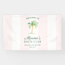 Tiras de cabina rosa Club de Bach de Palm Beach Bi