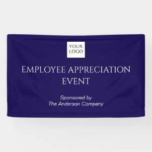 Lona Título de nombre personalizado Banner logotipo de