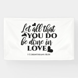Lona Todos hagamos el amor - 1 Cor 16:14