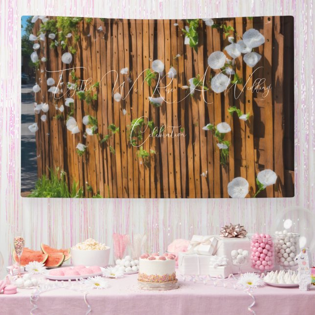 Lona #TogetherWeRise: Cartel de la celebración (Fiesta)