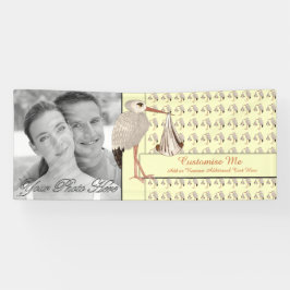 Lona Tormenta clásica (bebé en camino) neutral 2