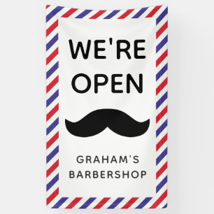 Lona Torneo de Barbershop Black Mustache