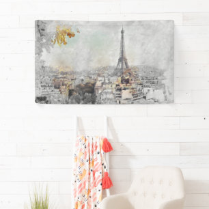 Lona Torre Eiffel. París, Francia
